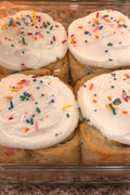 Birthday Cake Cookie Cinnamon Rolls (RECIPE) SENT TO EMAIL ￼